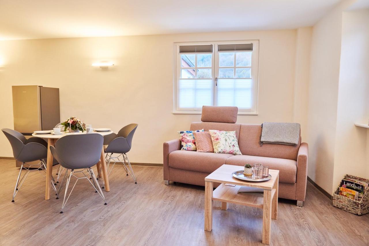 Ferienappartements Hermannshoehle Niederhausen Exterior foto